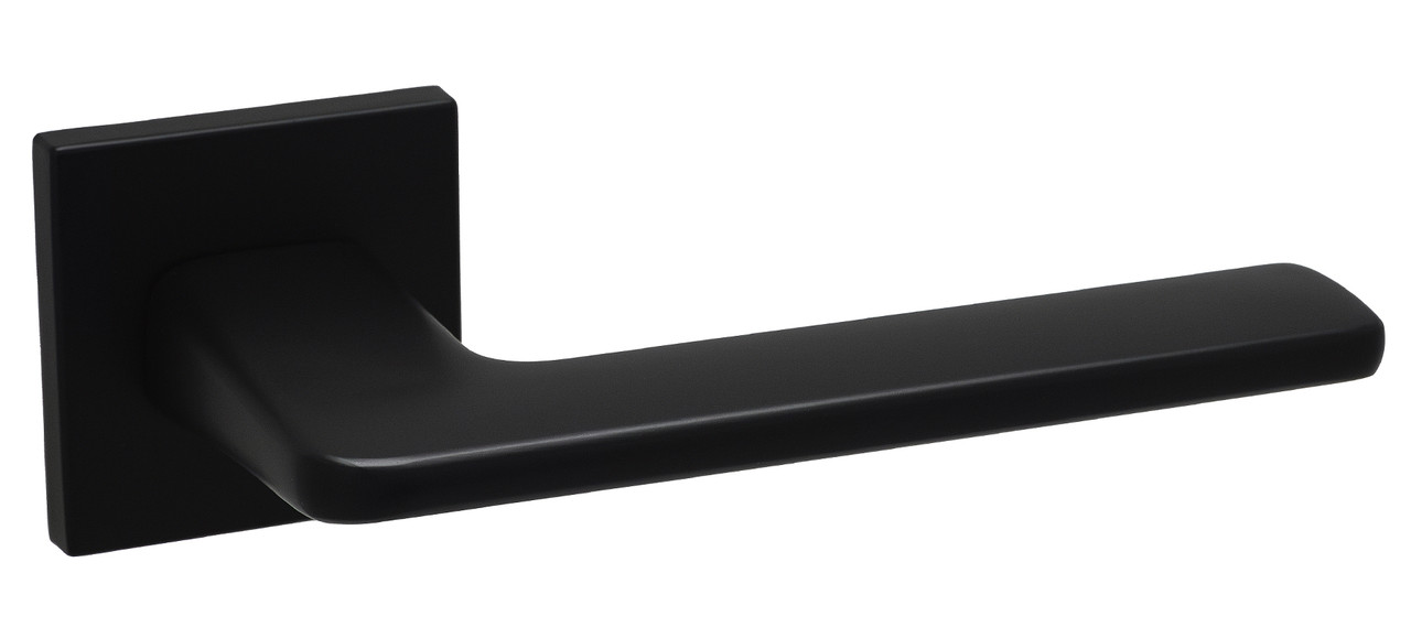 Дверні ручки SAFITA / SOUL VEL HS LT / MB Матовий Чорний, фото 1