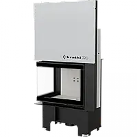Камінна топка Kratki VN 610/430 ліва BS гільйотина (9,0 кВт), фото 3