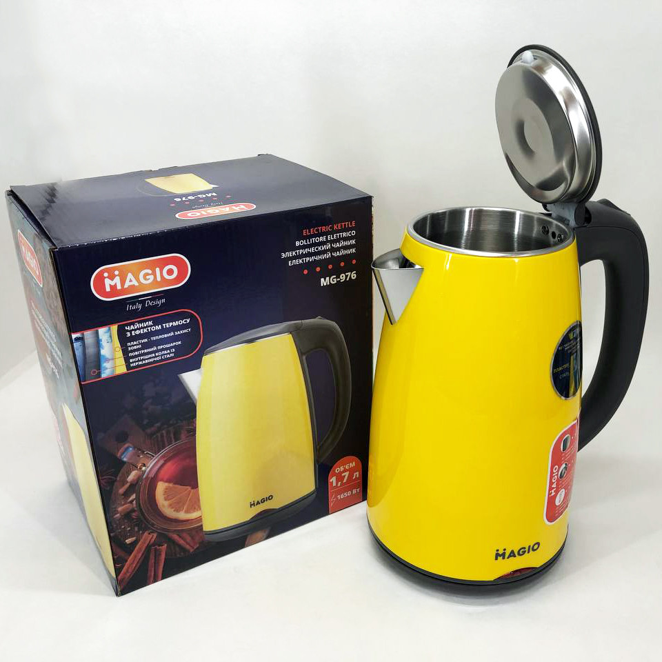 Електрочайник з автоматичним вимкненням при закипанні, Електричний чайник з індикатором живлення RG-12, фото 1