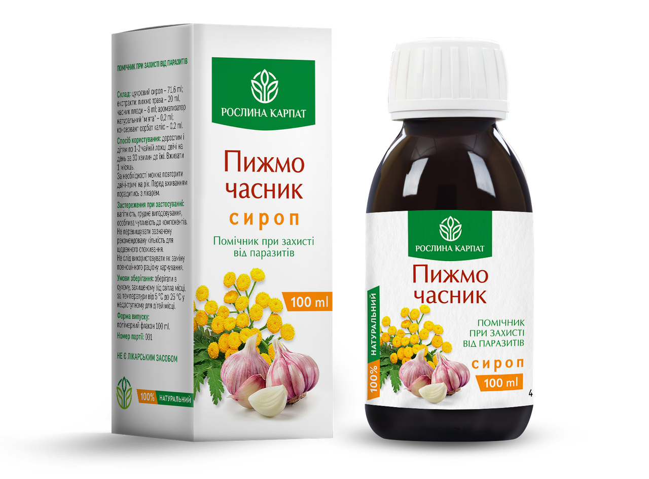 Сироп Пижмо - часник 100 мл