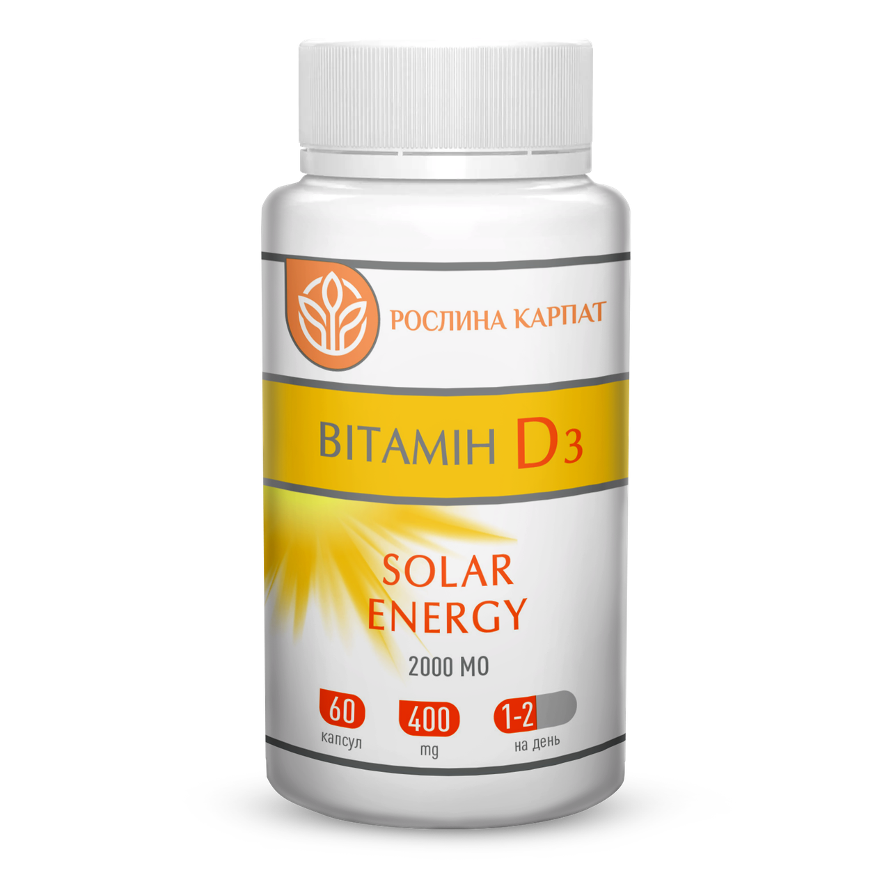 Вітамін D3 Solar energy 60 кап.