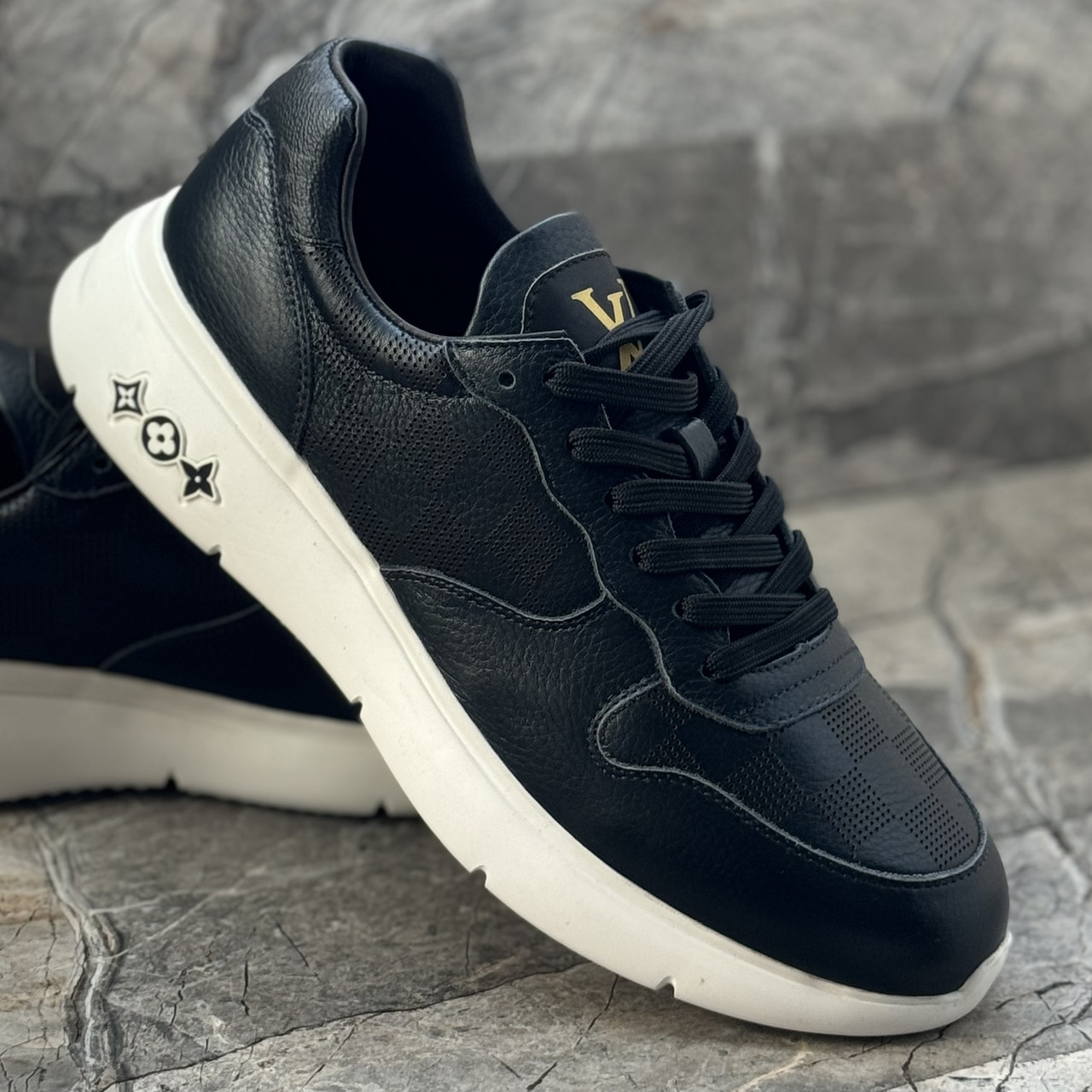 Кросівки чоловічі сині Louis Vuitton (Луї Віттон)