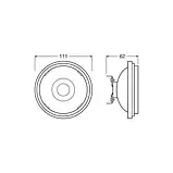 Світлодіодна лампа OSRAM LPAR111 7540 11,5W/930 12V G53 6X1 (4058075448865), фото 2