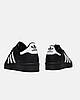 Чоловічі жіночі кросівки кеди Adidas Superstar Black White Адідас Суперстар чорно білі шкіряні молодіжні спортивні демісезон, фото 10