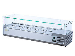 Вітрина холодильна для топінгу GoodFood GF-VRX1400/380-H6C