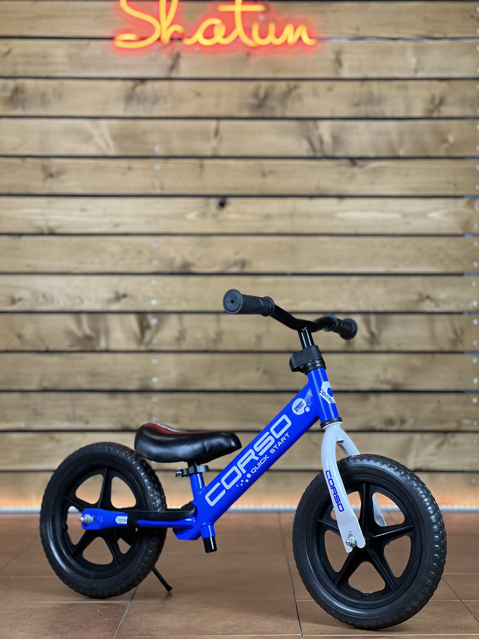 Біговел велобіг 12" Corso SPRINT JR-96033 EVA піна синій