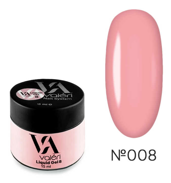 Гель для укріплення нігтів Valeri Liquid Gel №008 15 мл