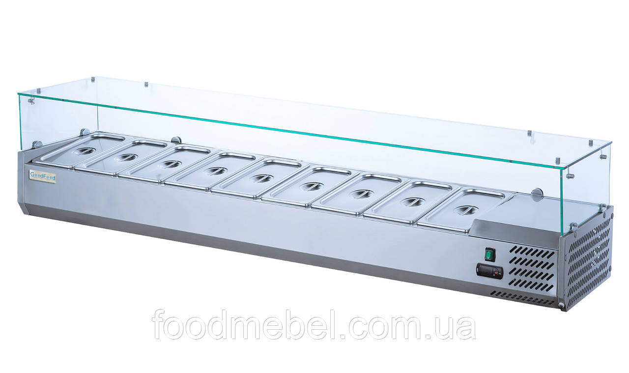 Вітрина холодильна для топінгу GoodFood GF-VRX1800/330-H6C, фото 1