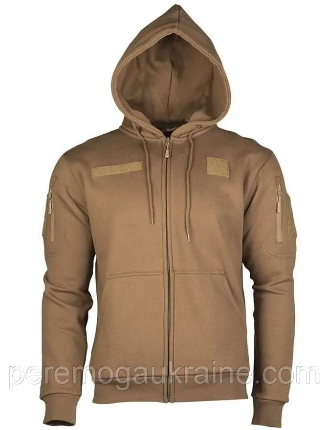 Реглан з капюшоном на блискавці "Tactical hoodie" Койот 11472019 розмір L
