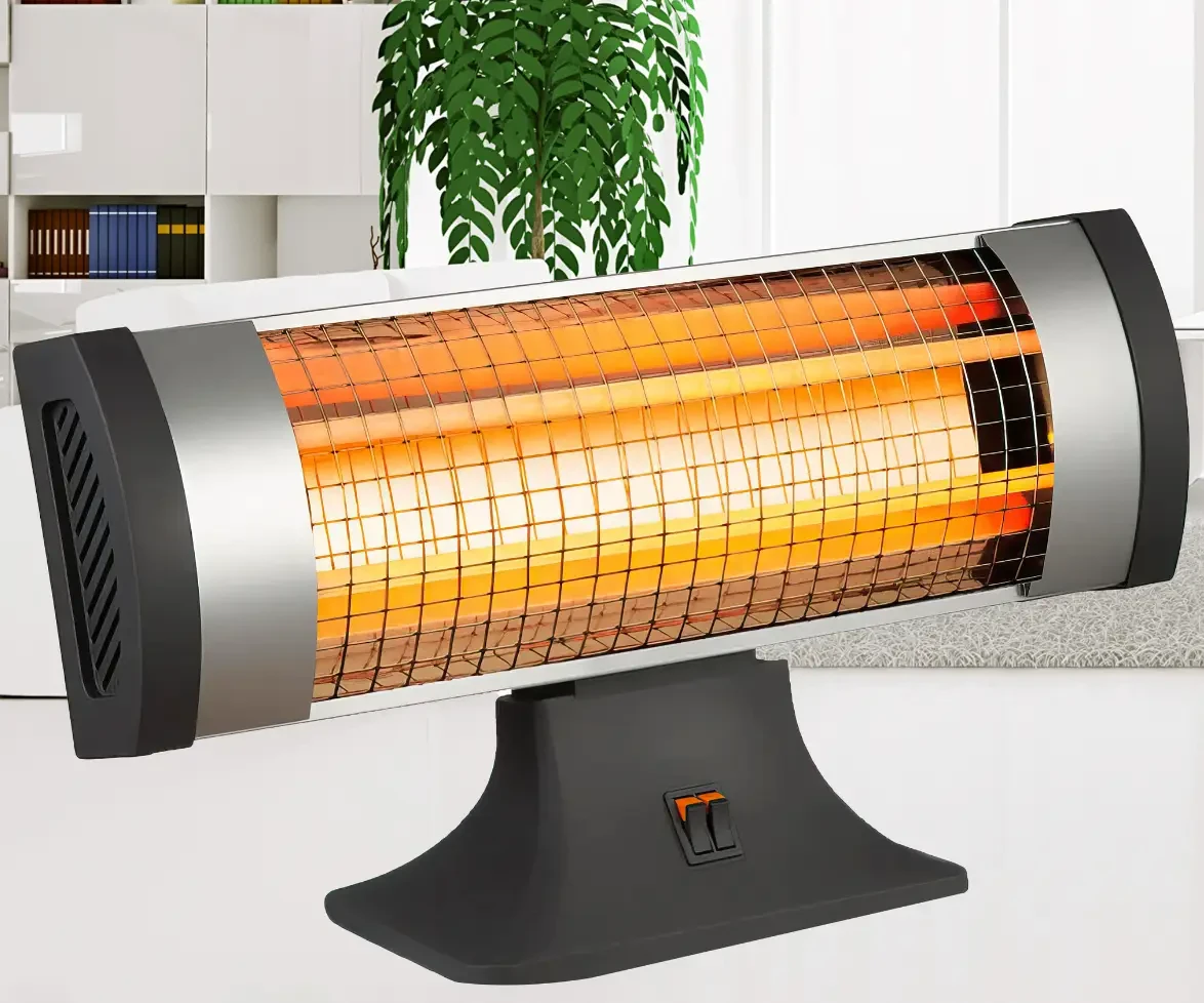 УЦЕНКА! Инфракрасный обогреватель Erzen 1600w Кварцевый (Вмятина на корпусе, плохая упаковка 2452)