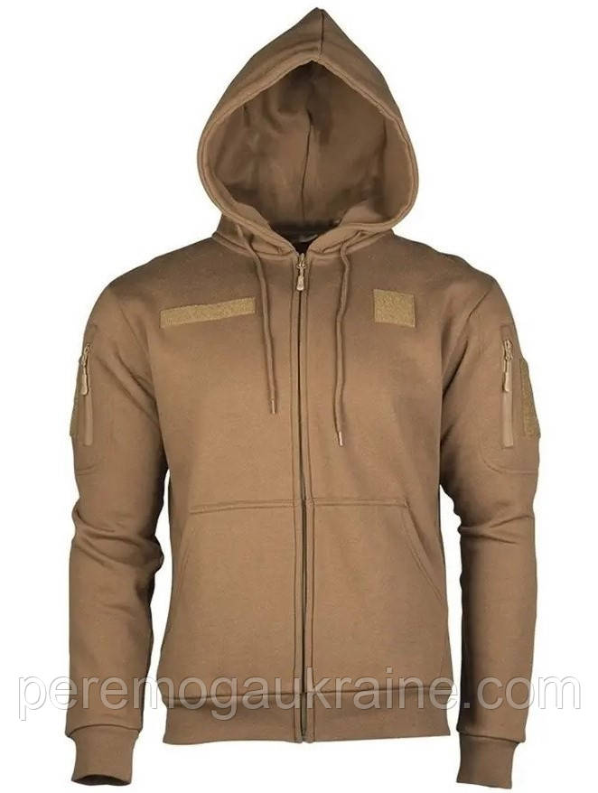 Реглан з капюшоном на блискавці "Tactical hoodie" Койот 11472019 розмір S