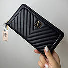 Гаманець Victoria's Secret Large Wallet with Zip, Великий чорний, фото 2