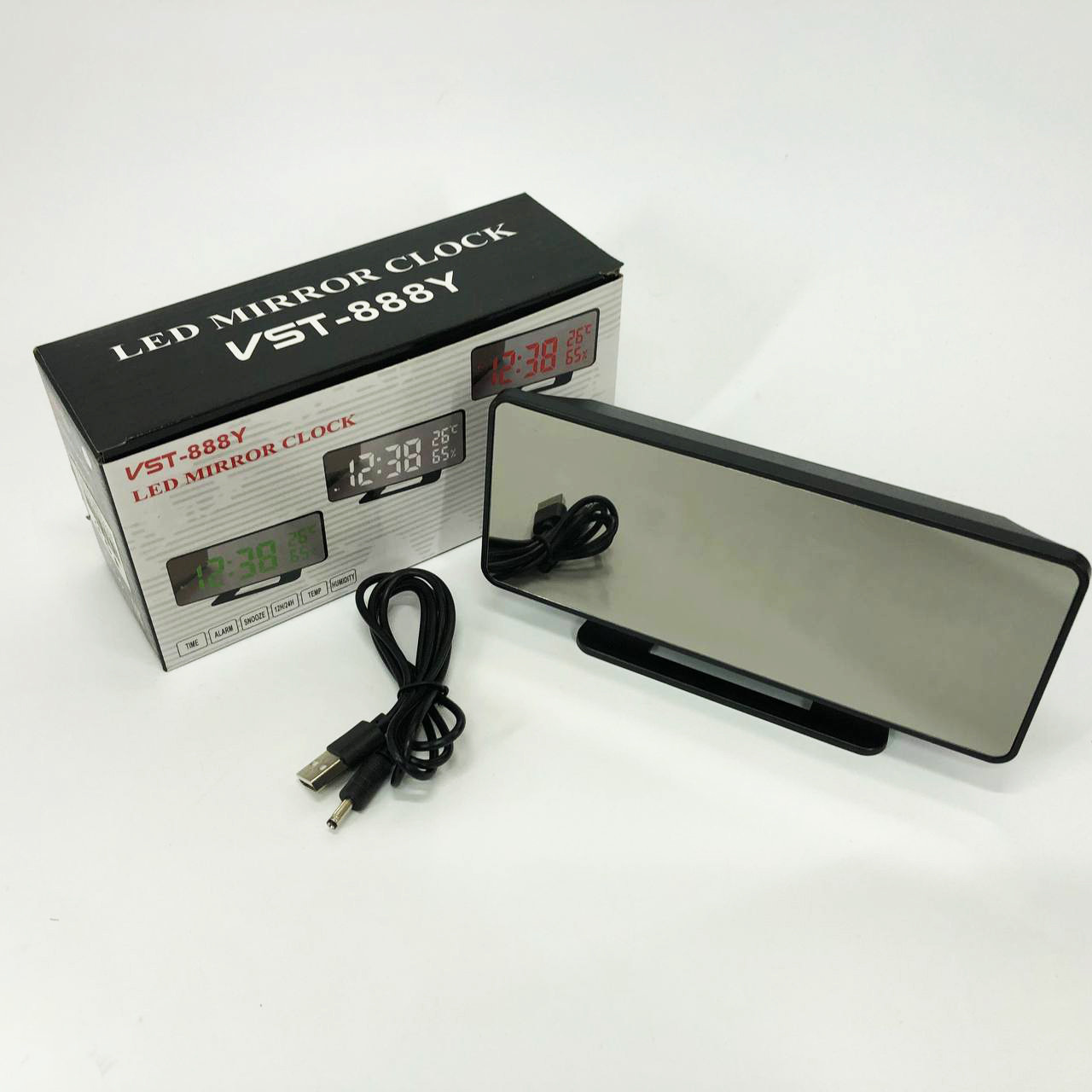 Електронний годинник з функцією підсвічування VST-888Y-5, Настільний годинник з функцією підсвічування KA-11, фото 1
