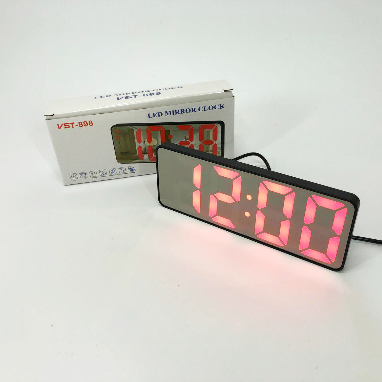 Годинник світлодіодний настільний хороші, Практичний електронний годинник Світлодіодне табло IJ-69, фото 1