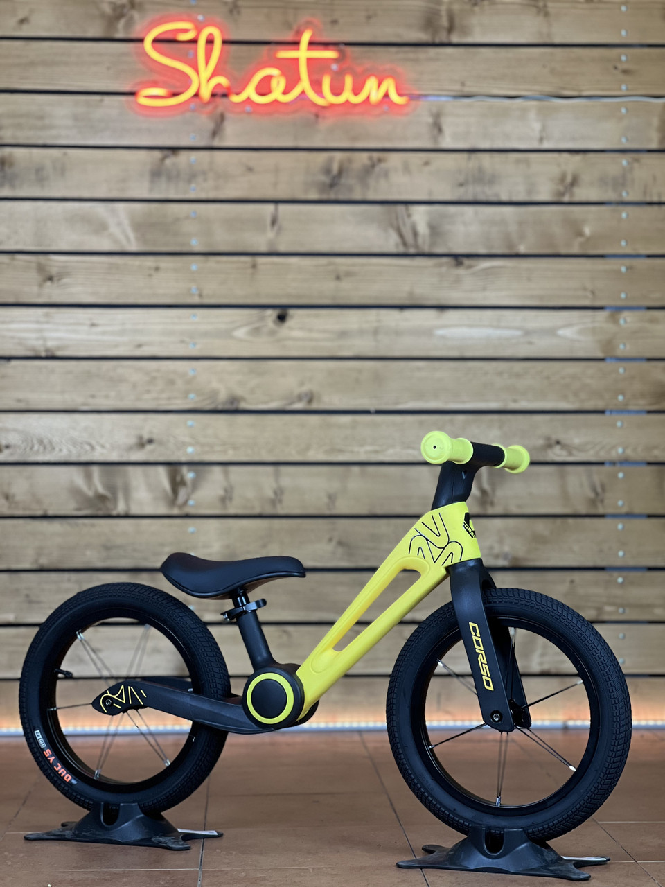 Біговел велобіг 14" Corso NL-71040 чорно-жовтий