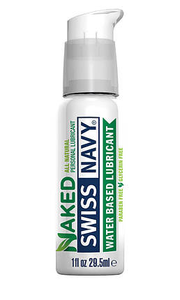 Безгліцериновий лубрикант Swiss Navy NAKED All Natural для чутливої шкіри, екстракт алое, фото 1