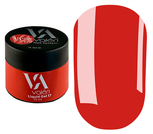 Гель для зміцнення нігтів Valeri Liquid Gel №17 15 мл, фото 1
