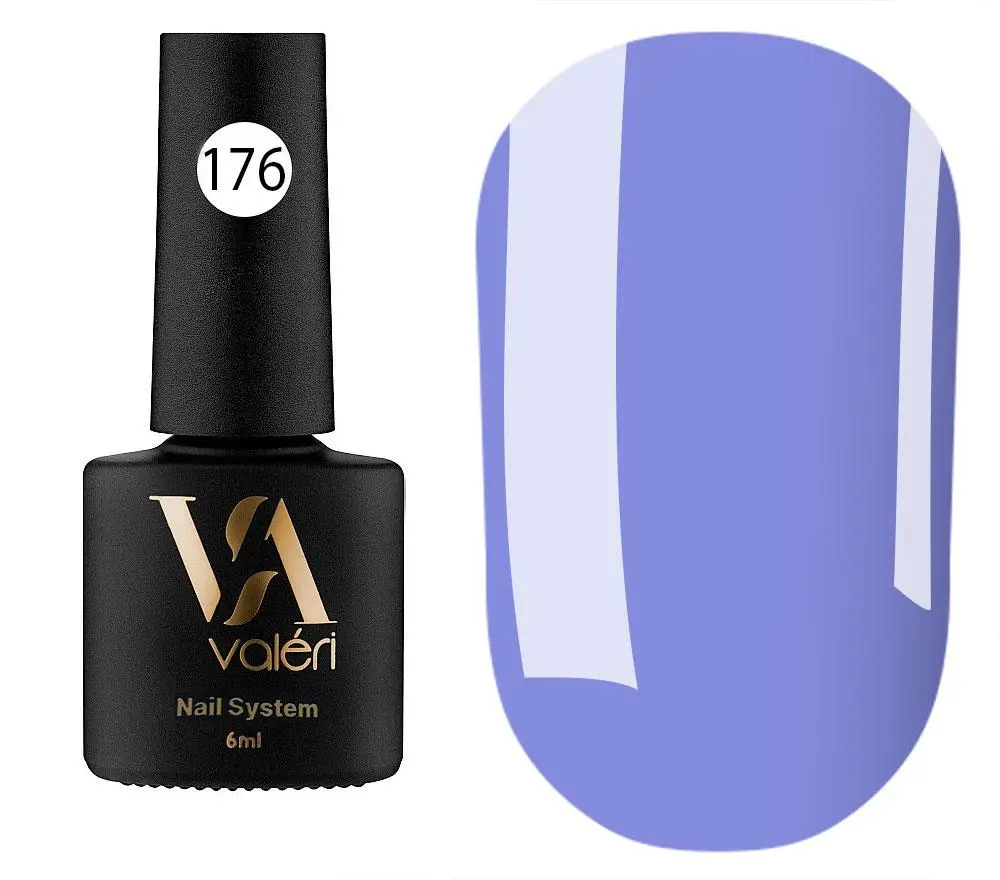 Гель-лак Valeri Gel Polish Color 176 лавандовий 6 мл