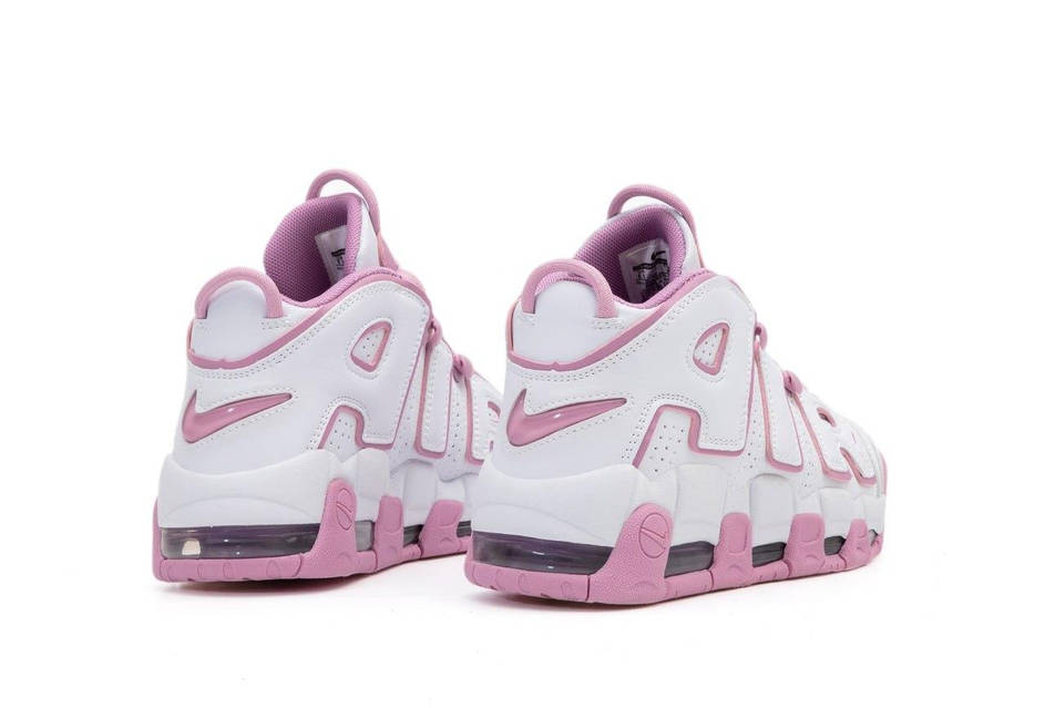 Женские кроссовки Nike Air More Uptempo White Pink Rush Женские кроссовки Nike Air More Uptempo White Pink Rush