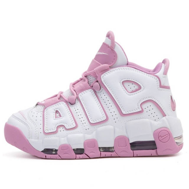 Женские кроссовки Nike Air More Uptempo White Pink Rush