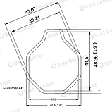 Цівка AR-15 Карбонове волокно, 17" M-LOK Vector Optics (SCRAAM-61), фото 3