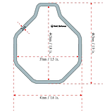 Цівка AR-15 Карбонове волокно, 17" M-LOK Vector Optics (SCRAAM-61), фото 4