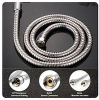 Шланг для душу посилений гайки латунь з підшипником Душовий шланг розтяжний Шланг для лійки для ручного душу