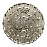 Люксембург 1 франк, 1939, фото 2