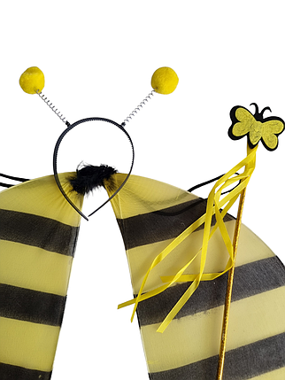 Набір карнавальні крила Бджілки, 45х35 см, фото 2