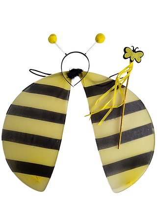 Набір карнавальні крила Бджілки, 45х35 см, фото 1
