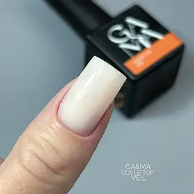 Камуфлюючий топ для нігтів Ga&Ma Cover top Veil, 10 мл