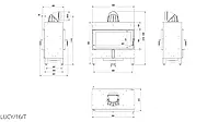 Камінна топка Kratki LUCY 16 тунель (16,0 кВт), фото 5