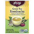 Yogi Tea, зелений чай комбуча, 16 чайних пакетиків, 32 г