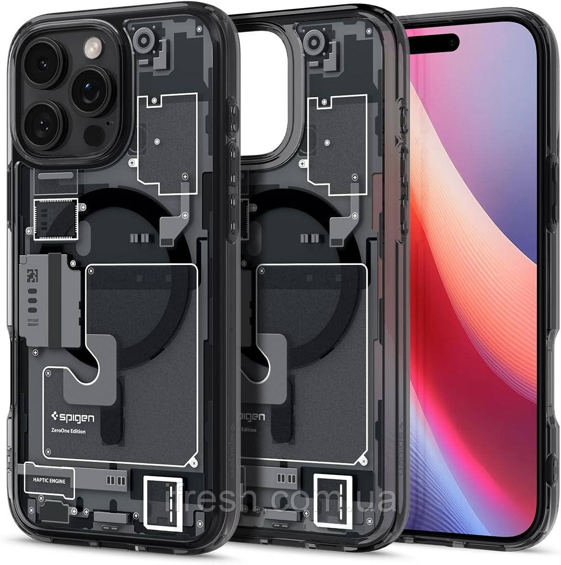 Чехол Spigen для iPhone 16 Pro Max - Ultra Hybrid Zero One MagFit, Black (ACS08004)