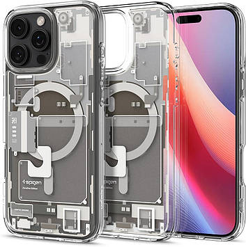 Чохол Spigen для iPhone 16 Pro - Ultra Hybrid Zero One MagFit, Natural Titanium (ACS08137)