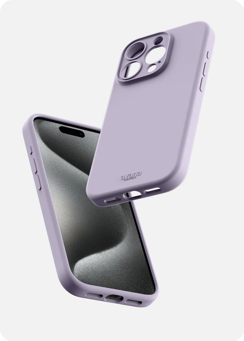 Чохол itSkins Avana Velvet (MagSafe) до iPhone 15 Pro Max Lavender