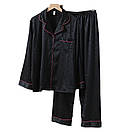 Жіноча шовкова сатинова піжама VS домашній комплект зі штанами, фото 2