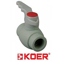 Кран кульовий поліпропіленовий Koer ∅20
