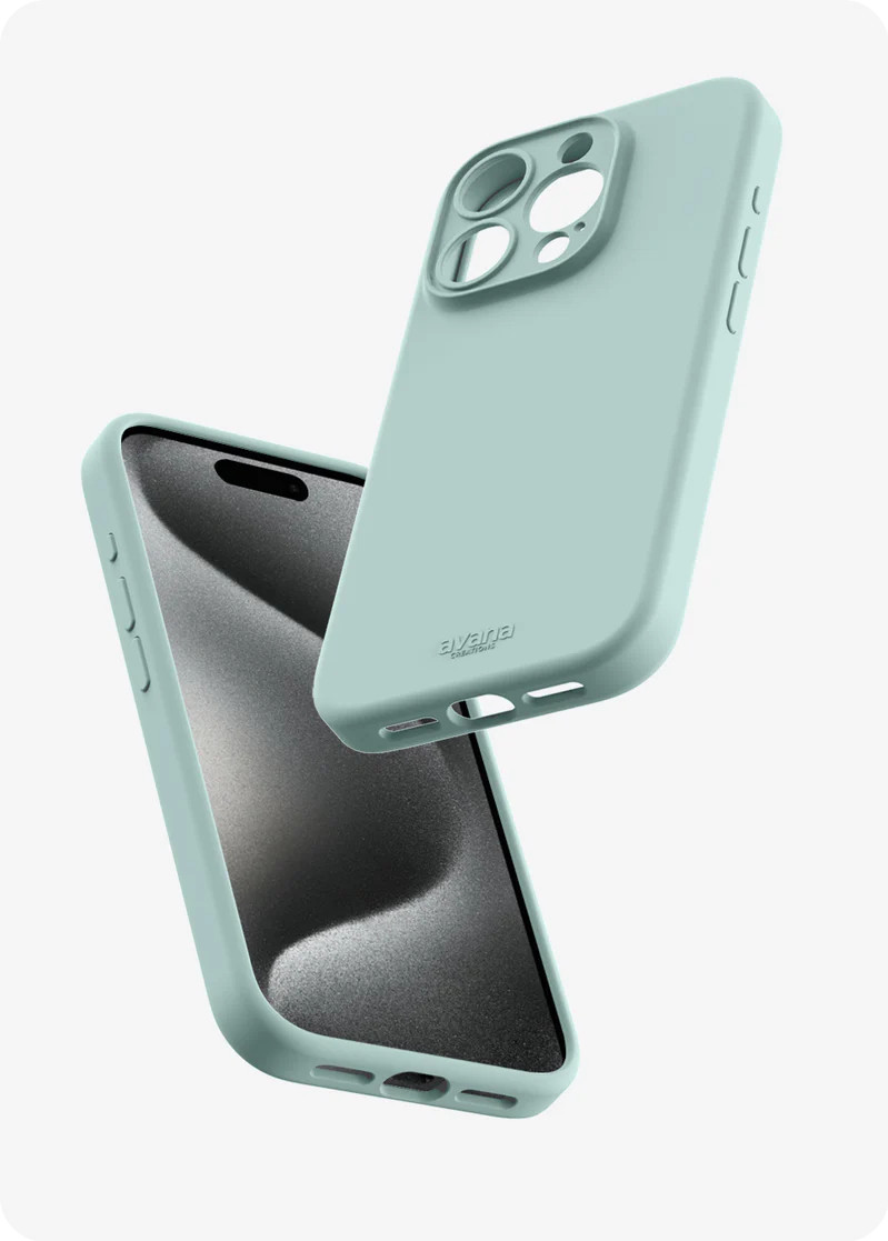 Чохол itSkins Avana Velvet (MagSafe) до iPhone 15 Pro Max Sage