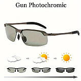 Фотохромні сонцезахисні окуляри, окуляри-хамелеони "Чорний хамелеон", фото 6