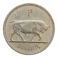 Ірландія 1 шилінг, 1968