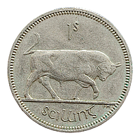 Ірландія 1 шилінг, 1962