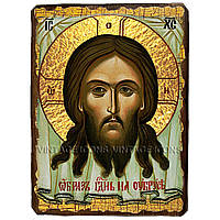 Икона Нерукотворный Образ ,Спаситель ,Иисус Христос ,икона на дереве 130х170 мм