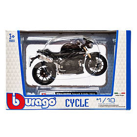 Дитяча модель Мотоцикла "TRIUMPH Speed Triple 2011" Bburago 18-51030-11 масштаб 1:18, Toyman