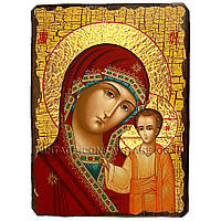 Казанская Икона Пресвятой Богородицы ,икона на дереве 130х170 мм