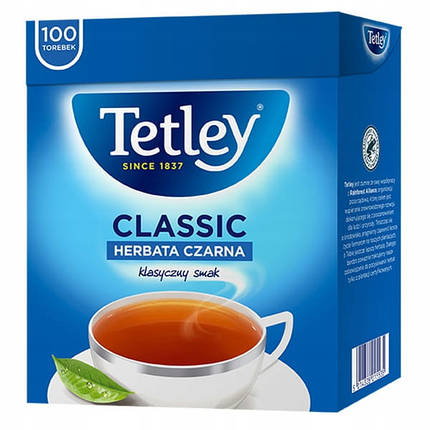 Tetley Classic 100 пакетиків розчинного чаю, фото 1
