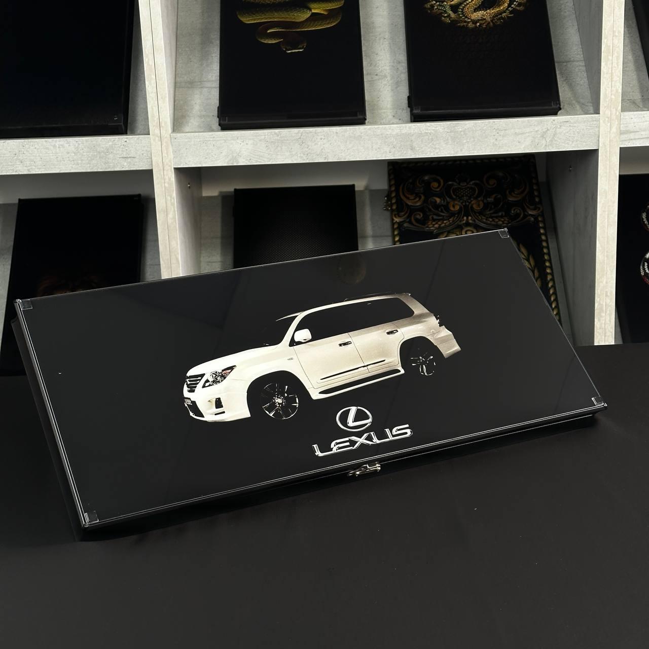 Нарди зі скла, LEXUS, 61×27×5 см, арт. 250107