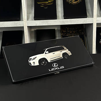 Нарди зі скла LEXUS 61×27×5см автомобільний подарунок