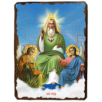 Ікона Господь Саваоф ,ікона на дереві 130х170 мм