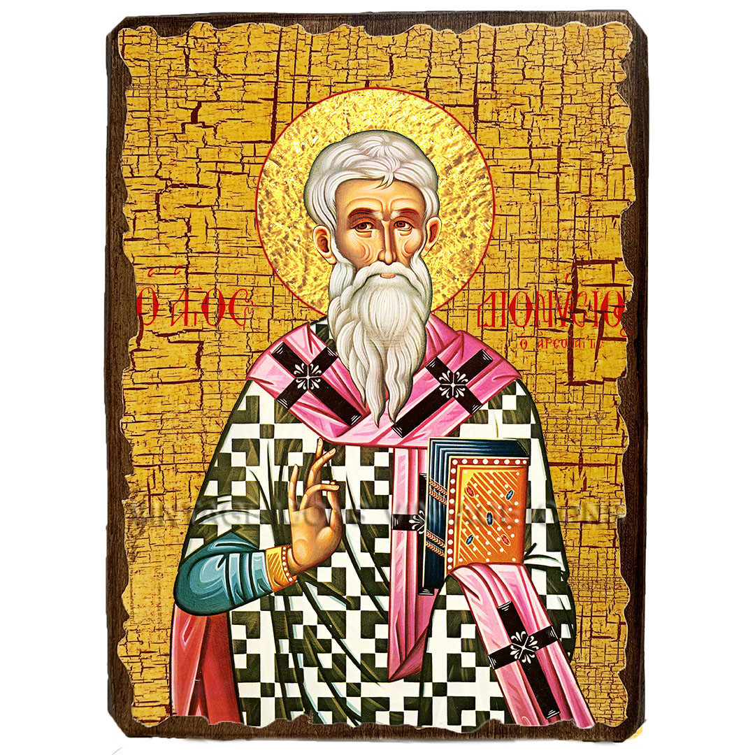 Ікона Діонісій Ареопагіт, Афінський, Апостол, Єпископ ,ікона на дереві 130х170 мм
